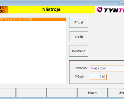 Tabulka nástrojů